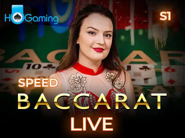 S1 Speed Baccarat — 1win speed baccarat with a real dealer!